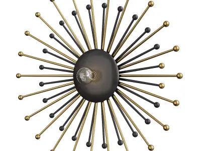  Eclipse wall sconce Low-poly 3D model