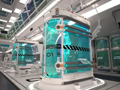  Sci Fi Laboratory Model 