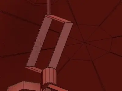 Untitled quadra pendant light 3D model