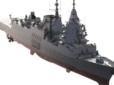 JAPANESE NAVY ADVANCED MULTIROLE DESTROYER 3D model