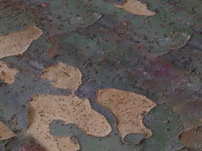 6 Wooden Pillar set 3D model