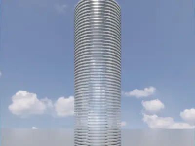 Parametric Building 1b12 3D model