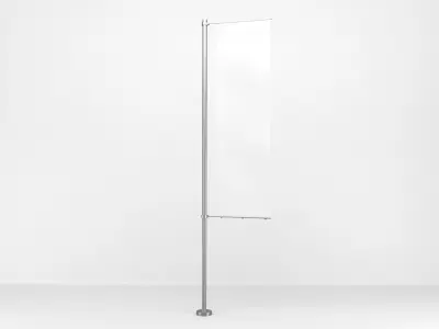 Street Flag 3D model