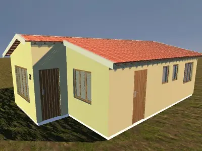 South African  house number 9 3D model