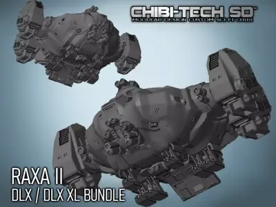 RAXA II  DLX and DLX XL BUNDLE 3D Model Pack