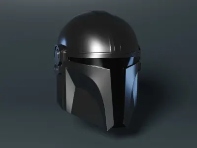 Mandolorian Helmet Din Djarin 3D print model