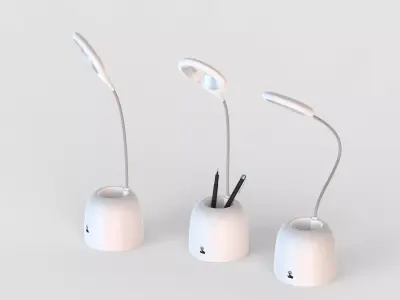 Wireless Desk Reading Lamp Free 3D model