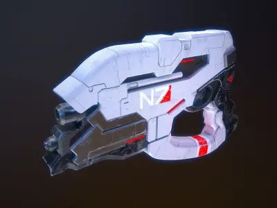 N7 Eagle Mass Effect 3D model