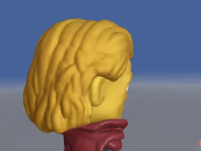 Adam Warlock   Comic Character   Chibi SD version 3D model