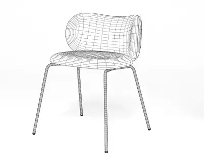 Modern Ikea Chair Set  Low-poly 3D model