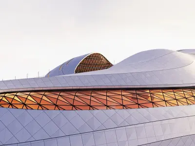 Futuristic building 49 3D model