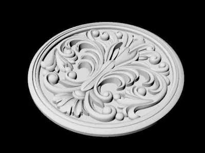 rosette dekor 3D model 24