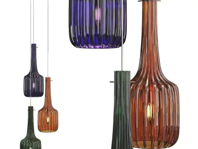 BOSSANOVA MULTI LIGHT PENDANT Low-poly 3D model