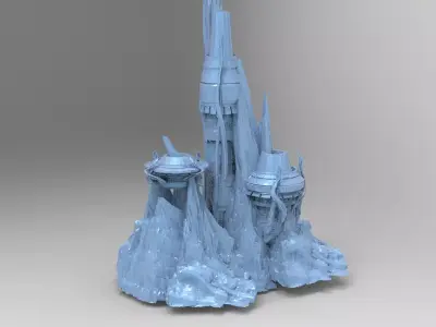Dagon ocean cultist domes 3D model