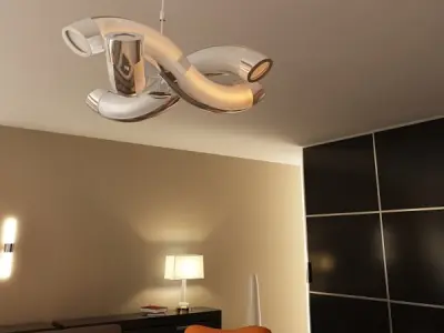 Modern Pendant Lamp 3D model