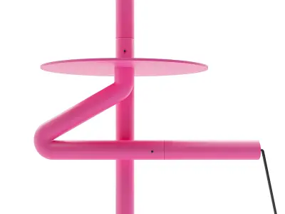 Flamingo Floor Lamp Low-poly 3D model