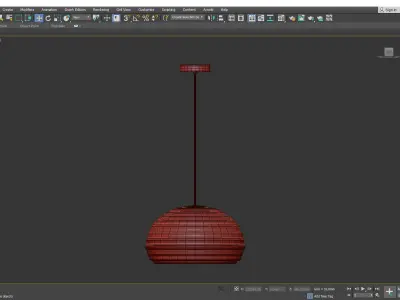 Splugen Brau Pendant Light Low-poly 3D model