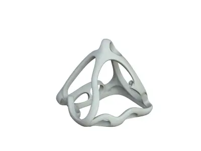 SciFi Cube Object No 64499 Low Poly Shape Low-poly 3D model