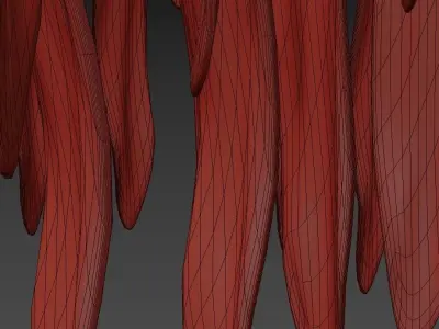 Frozen waterfall by Serip 3D model