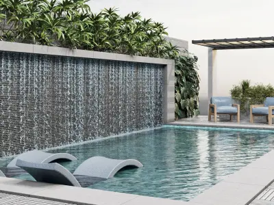 swimming pool 9 3D model