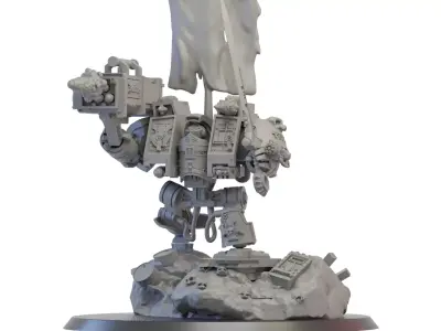 Grey Knights Boxy Robot 3D print model