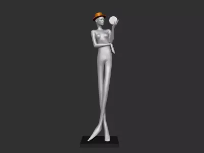 Decor home lamp sculpture 3D print model