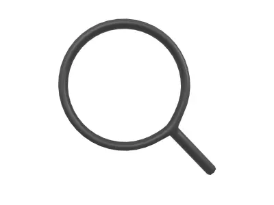 Search Symbol V1 Pack 01 Low-poly 3D model
