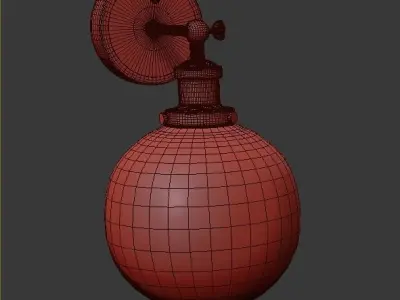 Sconce 3 Loft Design 3D model