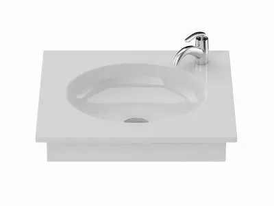 TOTO SELF RIMMING LAVATORY 3D model