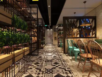 Business - Food Beverage 7-066 3D model