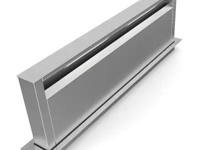 Standing Kitchen Hood 2 3D model