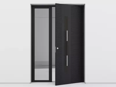 Aluminium door 108 3D model