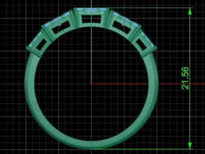 Jewelry ring 182 3D print model purchase