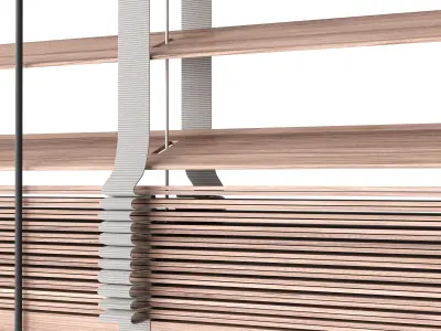 Wooden Blinds Set 33 3D model