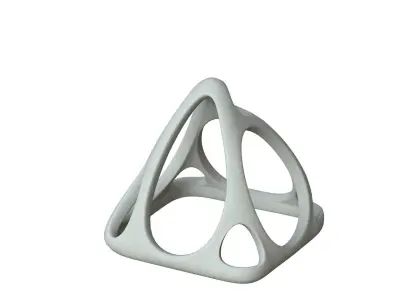 SciFi Cube Object No 58729 Low Poly Shape Low-poly 3D model