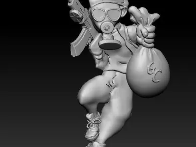 GAS Man  3D print model