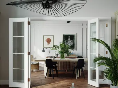 Scandinavian-style interior 3D model