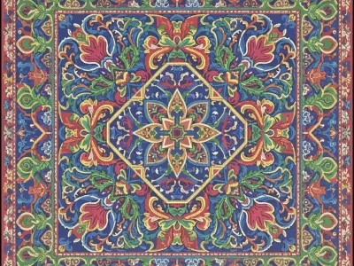 Seamless Carpet Series 6 Texture PBR 4K Texture