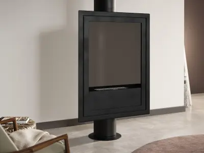 Eurofocus Gas Fireplace 3D model