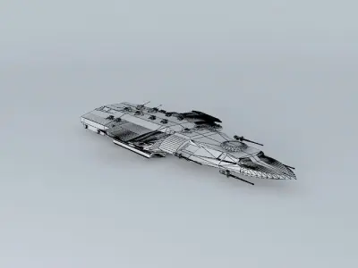 XC431 Gladiator Scout cruiser class Free 3D model