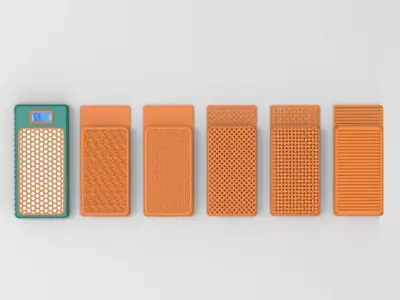 Power Bank 10K mah With All inter changeable Face design 3D print model