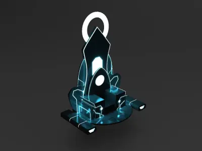 Mobius Chair of Batman 3D model