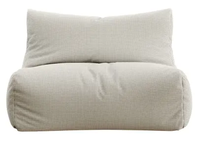 Bean bag Sofa Seat Waves 3D model