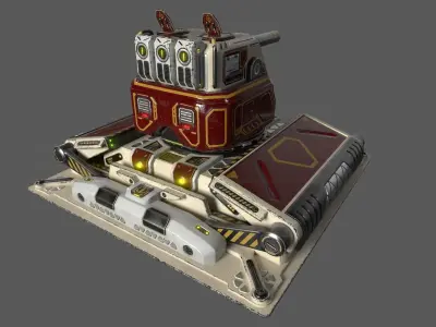 Imperial Medium Cannon 3D model