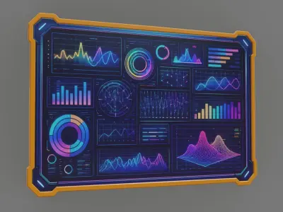SCI-FI tablet Low-poly 3D model buy