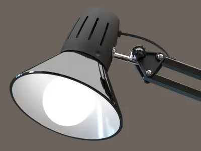 Table lamp 3D model 80