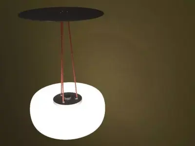 Ceiling lamp 3D model 5