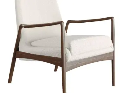 Braden Dining Arm Chair 3D model