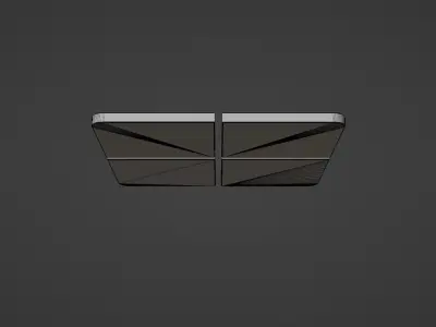 Windows 11 Abstract Logo customized with studio lighting Free 3D model