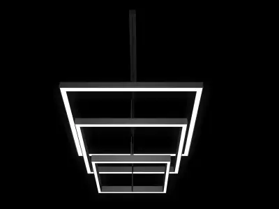 Modern Chandelier 3D model